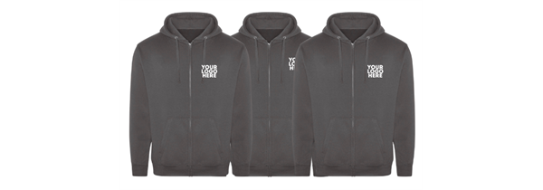 Super Saver 48 Full Zip Hoodies with FREE embroidery