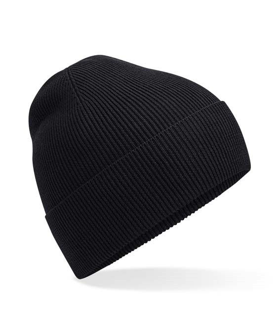 Organic cotton fine knit beanie