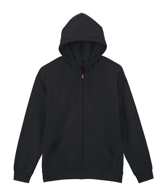 Softstyle? midweight fleece adult full-zip hooded sweatshirt