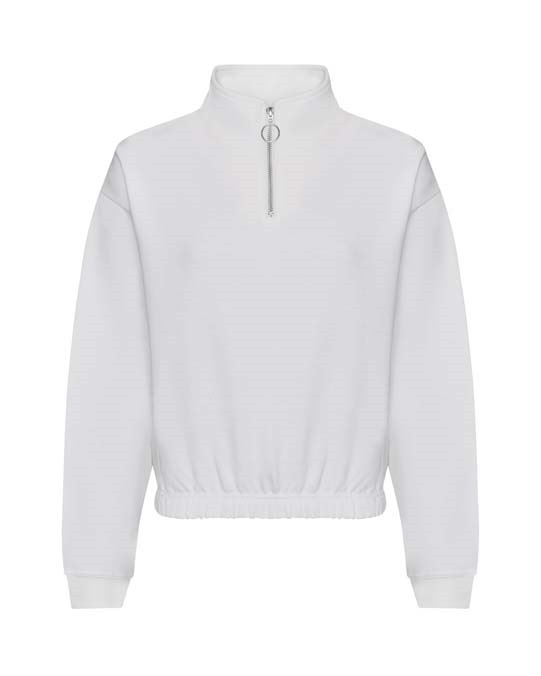 Women&#39;s cropped 1/4 zip sweat