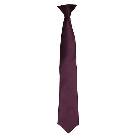 &#39;Colours&#39; satin clip tie