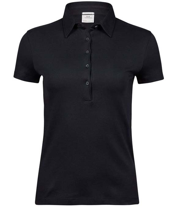 Tee Jays Ladies Pima Cotton Interlock Polo Shirt