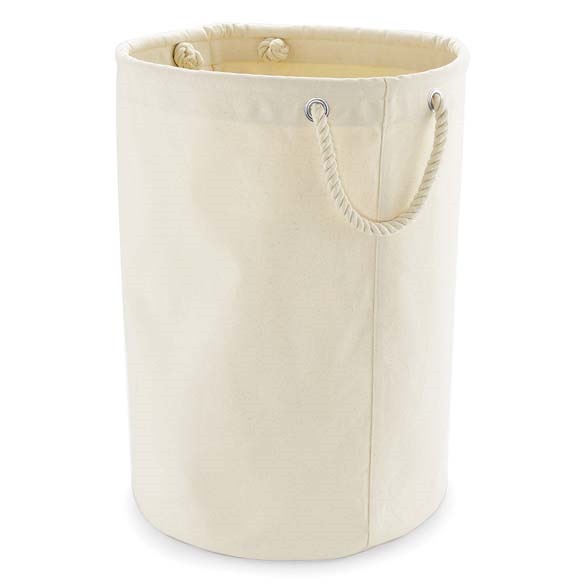 Heavy canvas storage trug