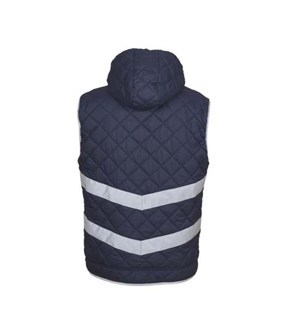 Hi-vis Kensington hooded gilet (HV007)