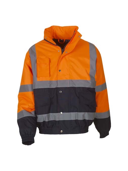 Hi-vis two-tone bomber jacket (HVP218)