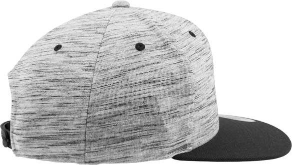 Stripes melange crown snapback (6089SC)